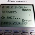Found this on a calculator during class