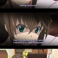 Infinite Stratos 2 - don't leave her alone with food