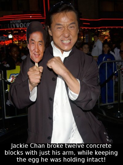 Jackie Chan Fact - meme