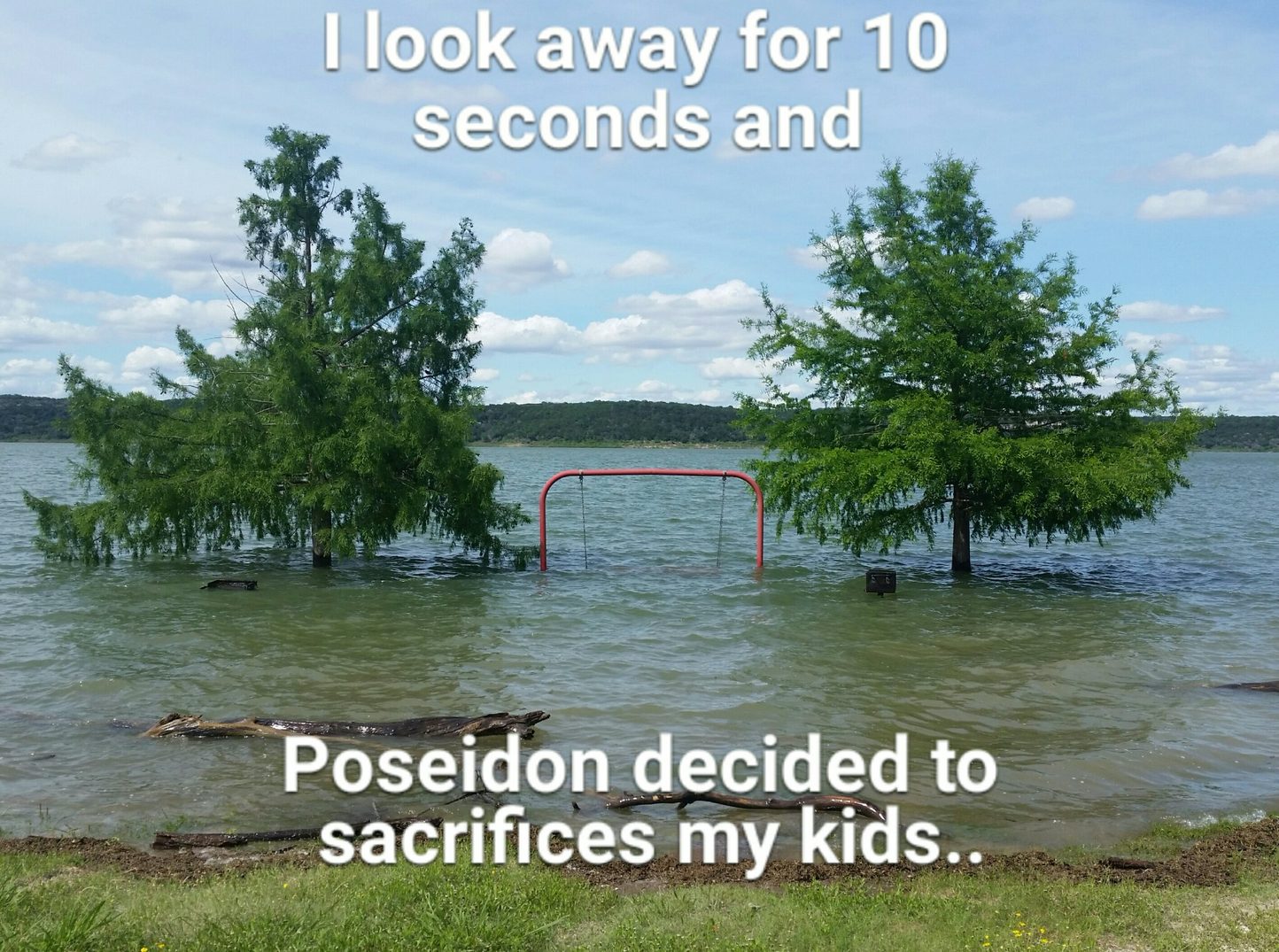 Poseidon vs Central Texas - meme