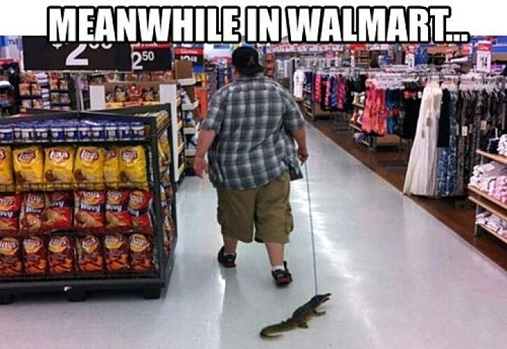 Meanwhile in Walmart... - meme