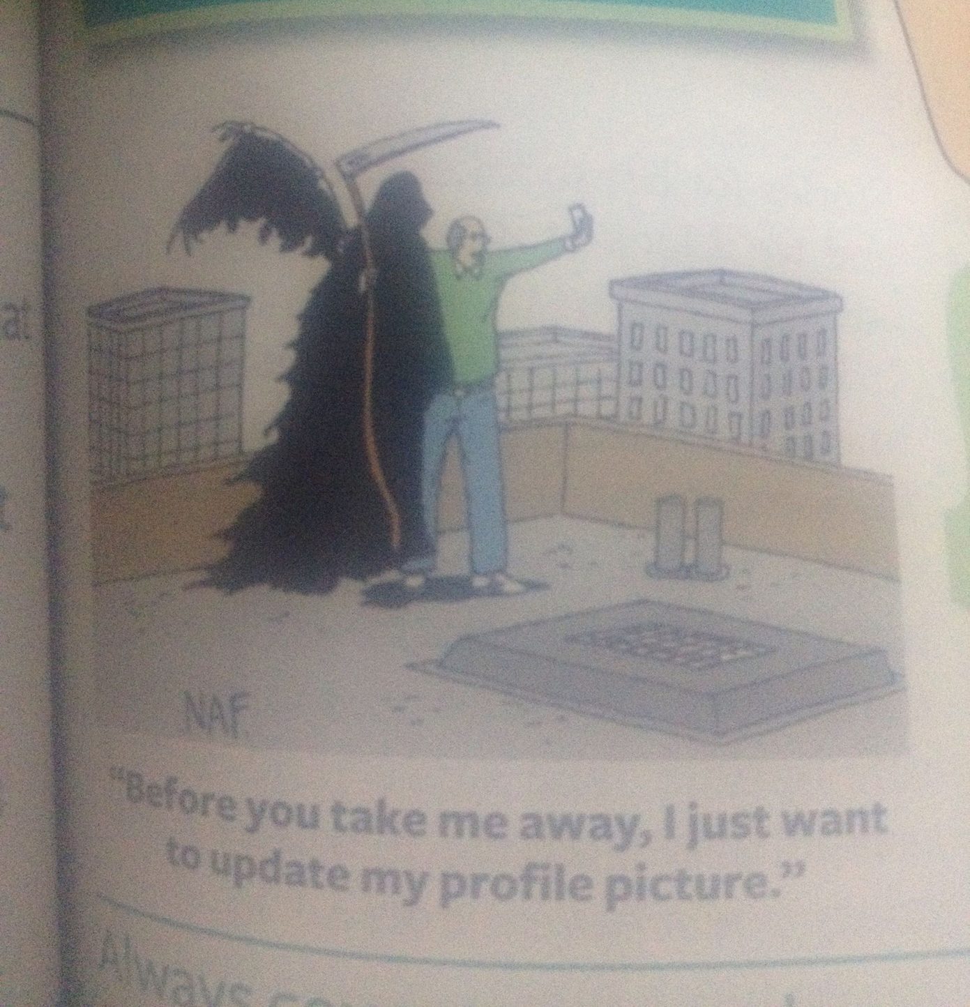 Grim reaper first let me take a selfie - meme