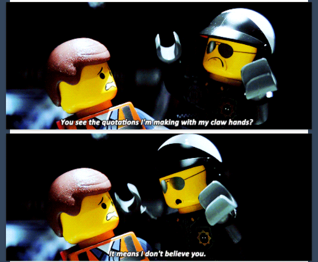 The Lego movie. I loved it - meme