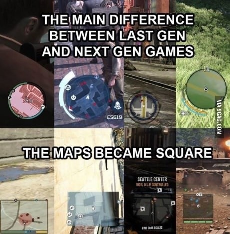 Gaming maps - meme