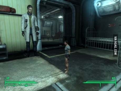 This is how you look like as a baby in fallout 3 - meme