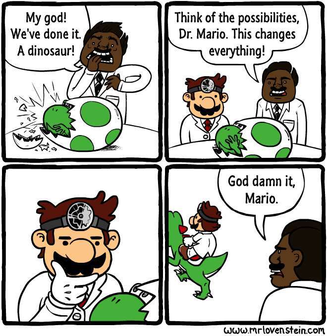 Mario is a smartass - meme