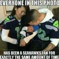 The Seahawks band wagon now caters to whole families, how sweet