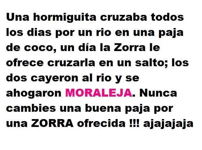 Zorra перевод. Hormiguita перевод.