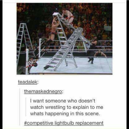 How many wrestlers does it take to change a lightbulb? - meme