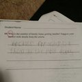My little brother's homework lolol