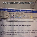 Awesome shower curtain