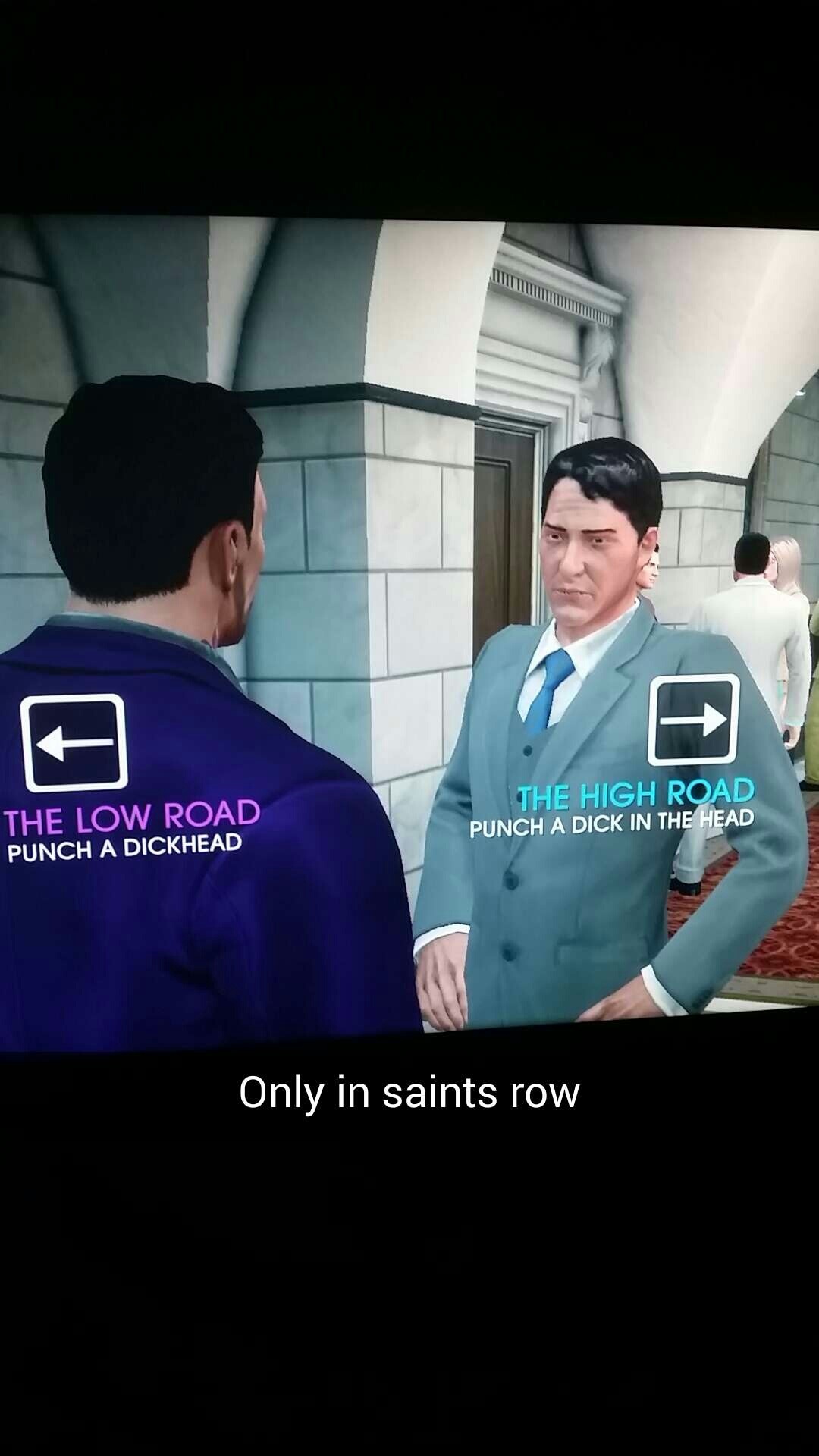 Only in saints row - meme