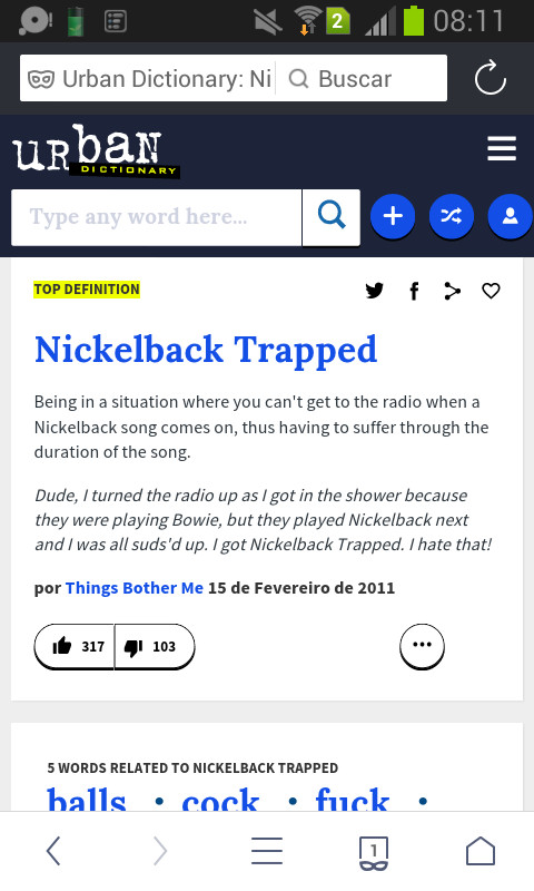 Oh no. Not Nickelback - meme