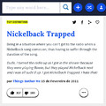 Oh no. Not Nickelback