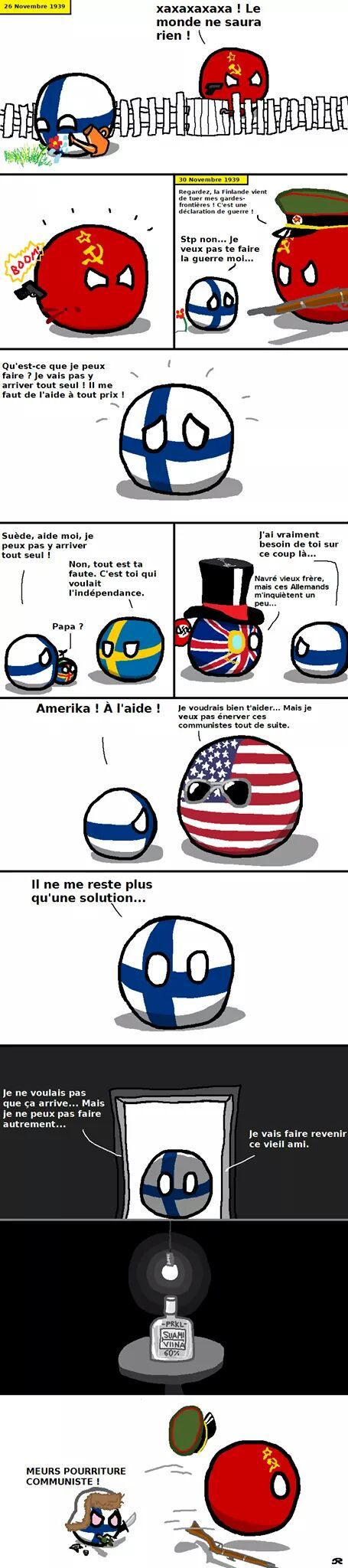 Finlandball Powa' ! - meme