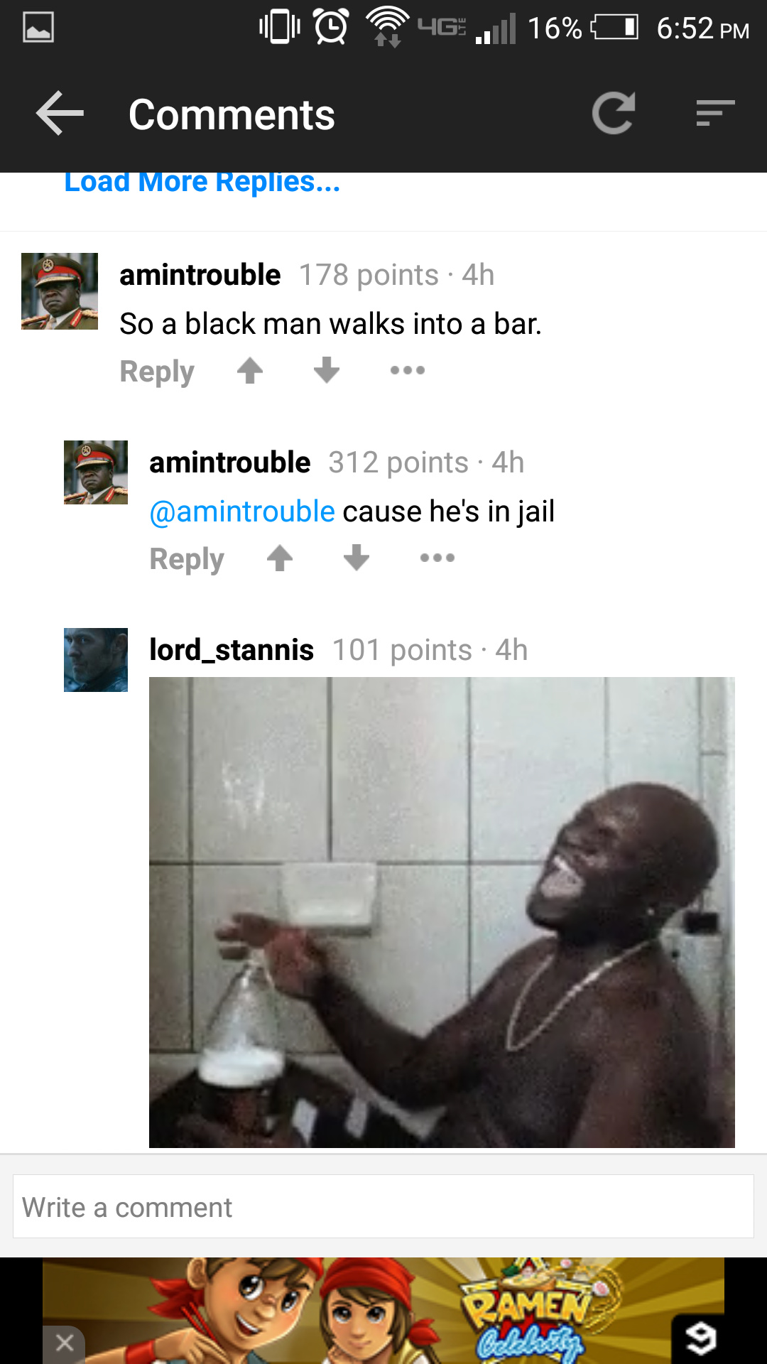 3rd comment is in jail - meme