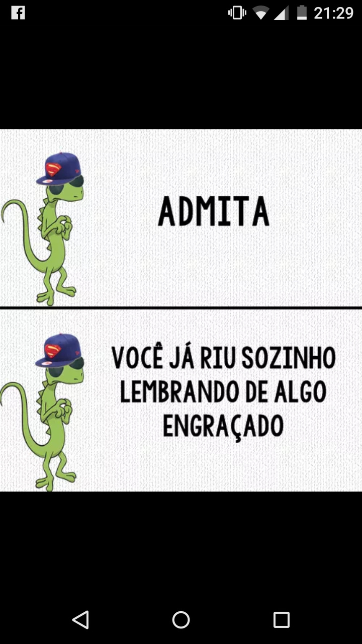 Admita você já riu sozinho - Memes Engraçados