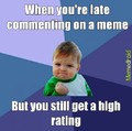 And when your comment is the highest rated