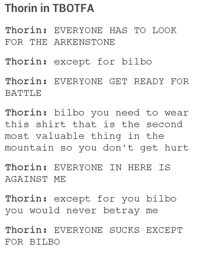 Damnit Thorin - meme