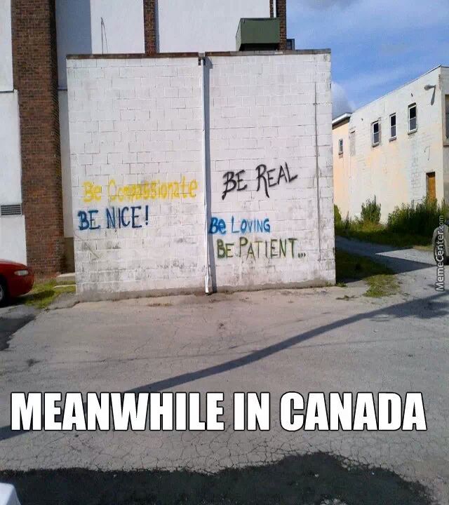 Oh so canadian - meme