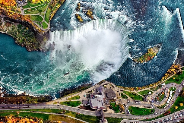 Chute du Niagara vue du haut  - meme
