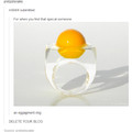Eggagment ring yes please!