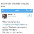 Feminism is a joke.