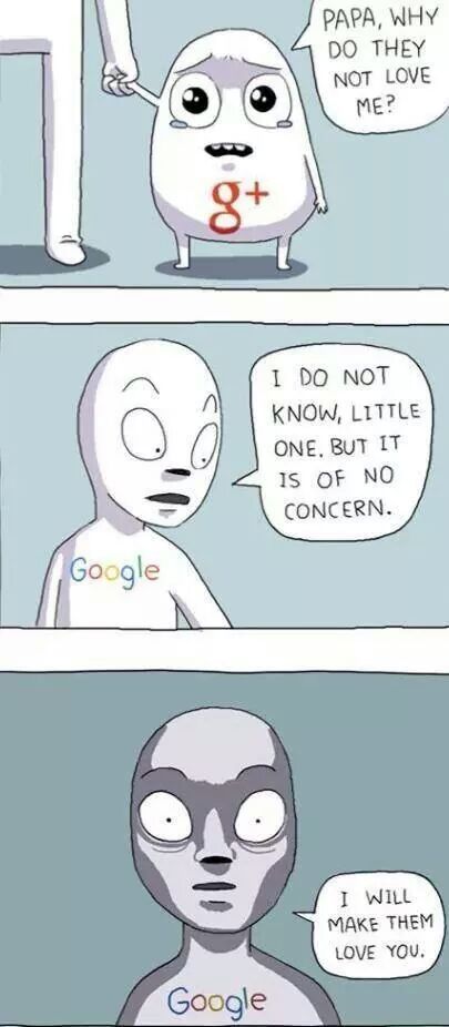 Google + in a nutshell - meme