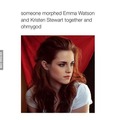 Emma Watson + Kristen Stewart = Kristen Stewart