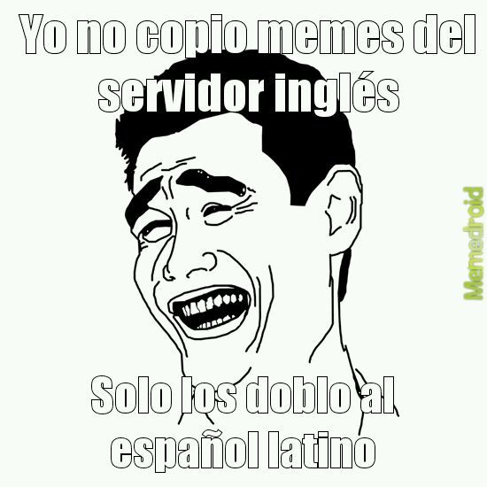 Español latino - meme