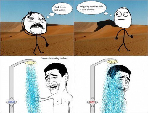 Shower Time Rage - meme