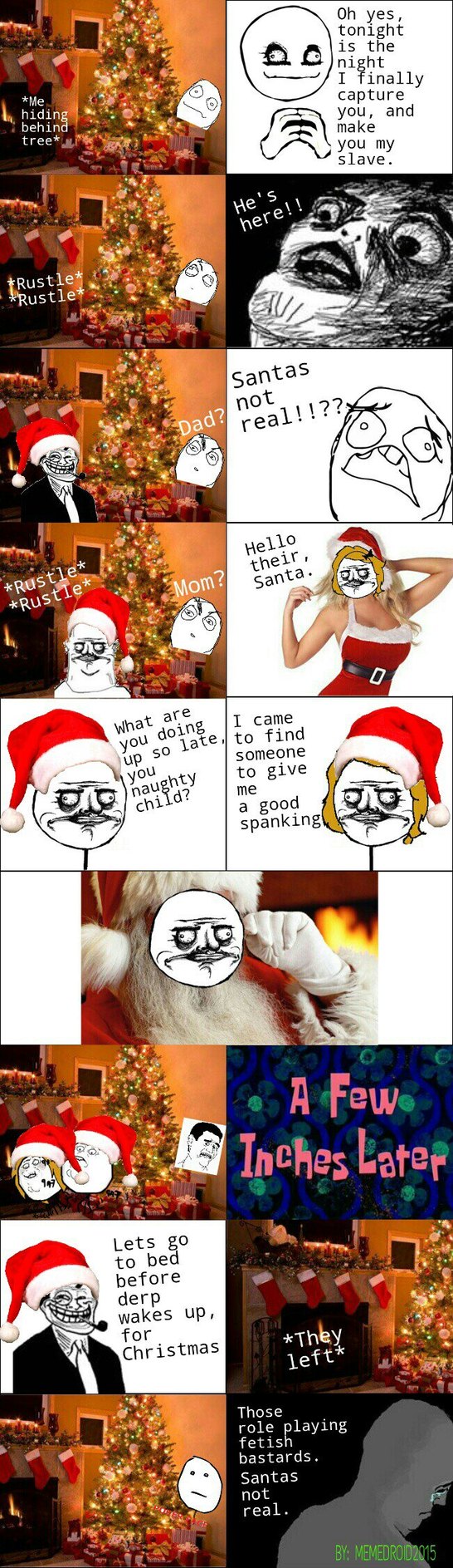How did you find out Santa wasn't real - meme