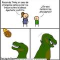 Pobres dinosaurios