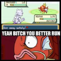 Oh so that's why we run from Magicarp...