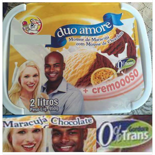 Esse e o sorvete mais racista e transfobico de todos - meme
