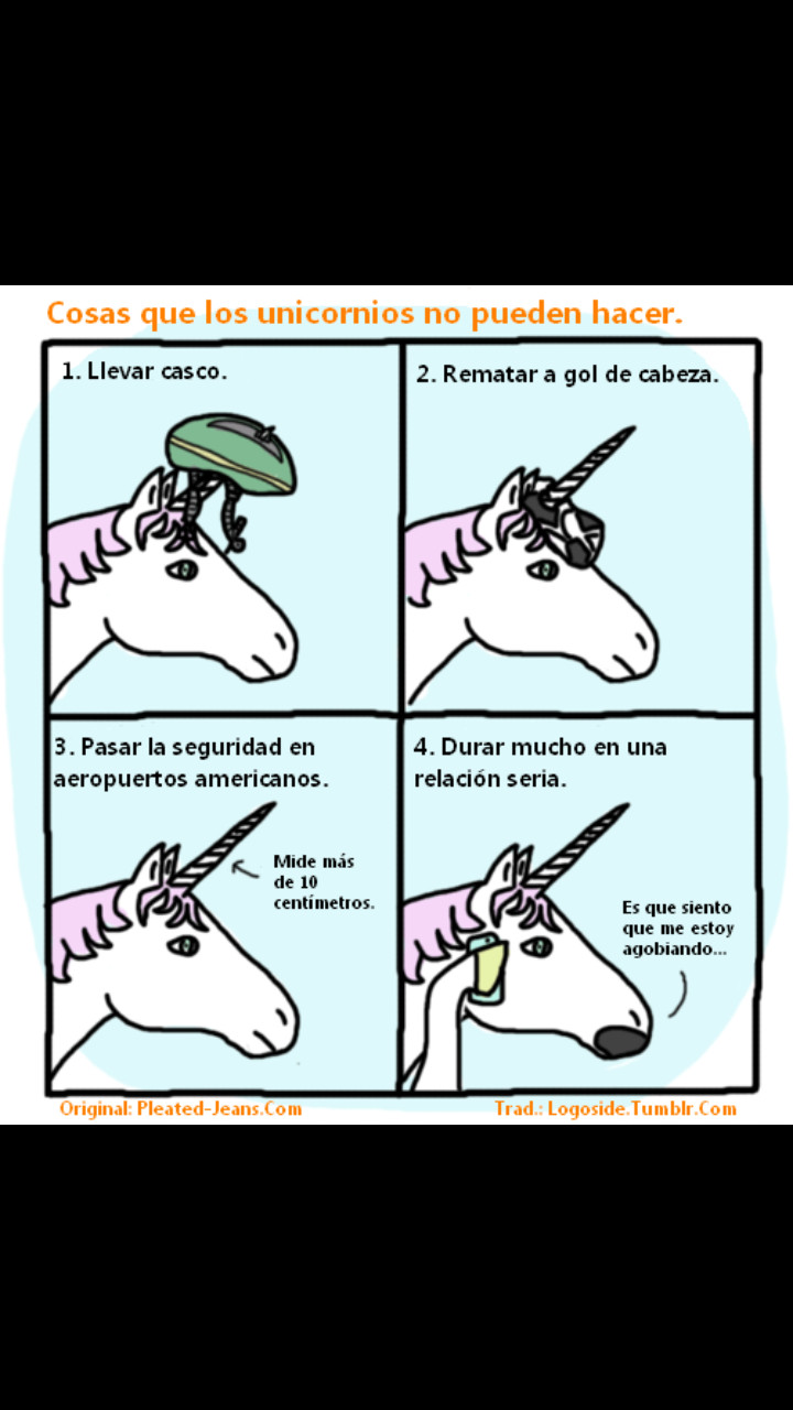 Unicornios - meme