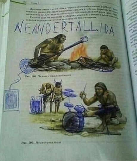Neandertallica xD - meme