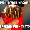 Hummm freedom.. tasty