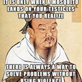 Confucius say downvote all comments.