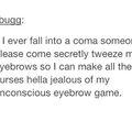 Eyebrow game