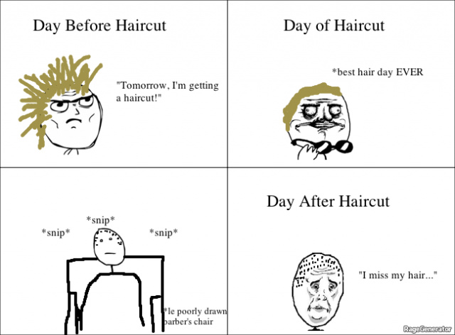 Le haircut - meme