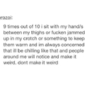 Don't make it weird