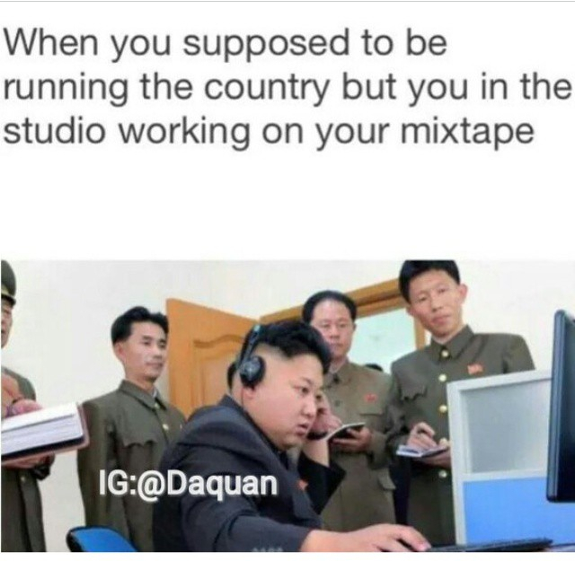 Download his mixtape now! - meme