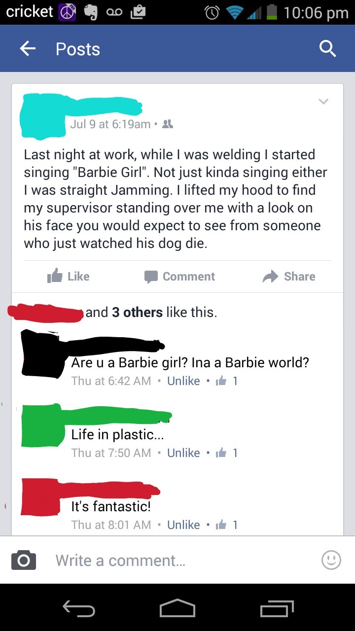 Title is a barbie girl - meme