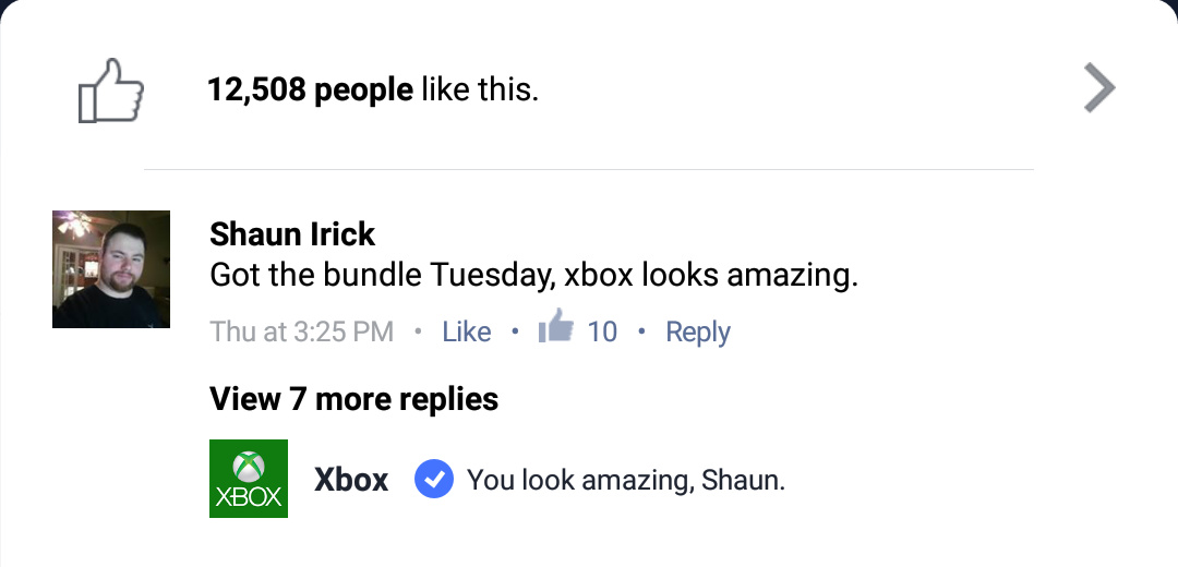 Xbox's response to Shaun about the new Forza 6 bundle - meme