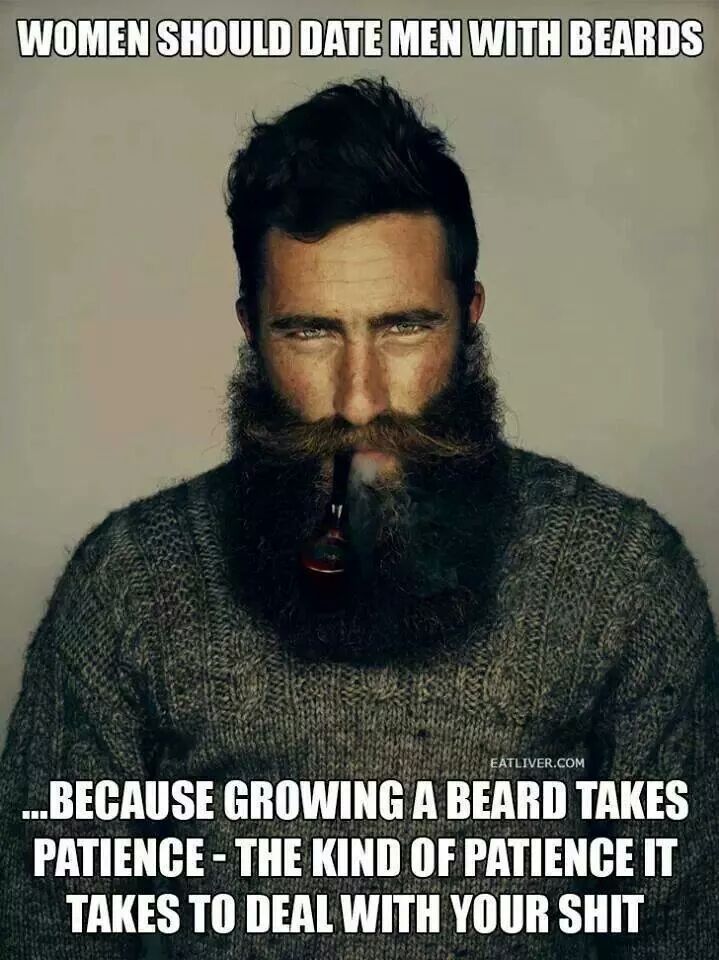 I wouldn't complain with that beard I get to ride!!! ;) - meme