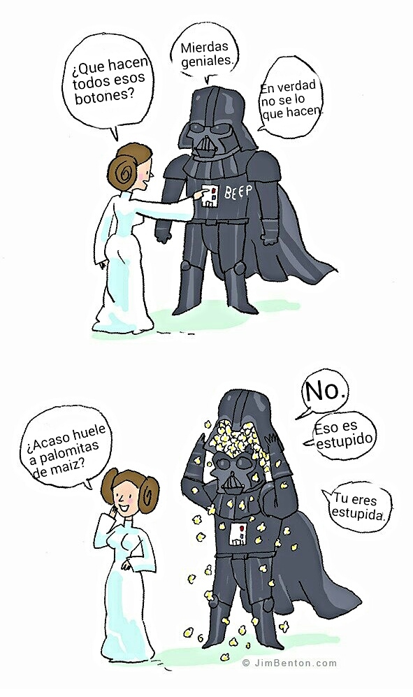 Los secretos de Darth Vader. - meme