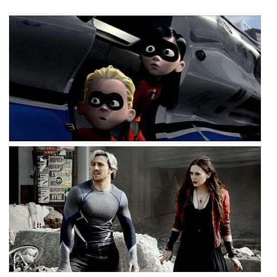 Dash and violet joined the avengers - meme