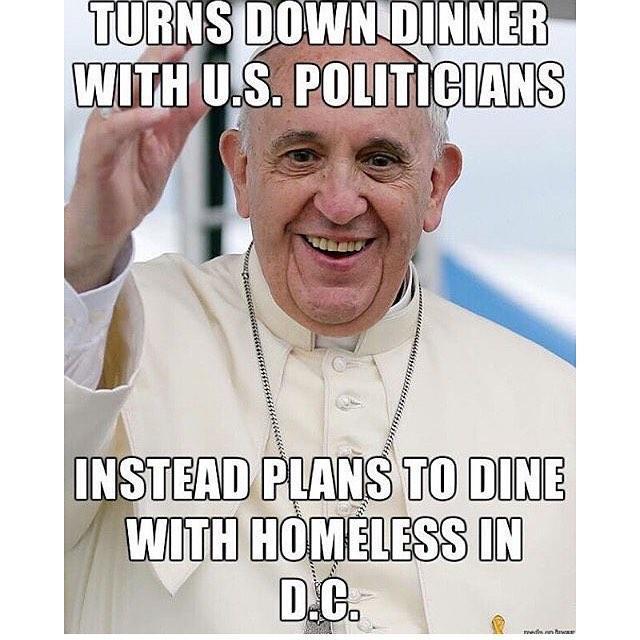 first comment is the popes lost son - meme