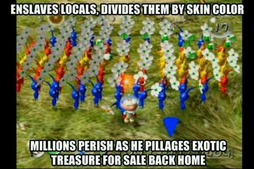 Pikmin slaves. - meme